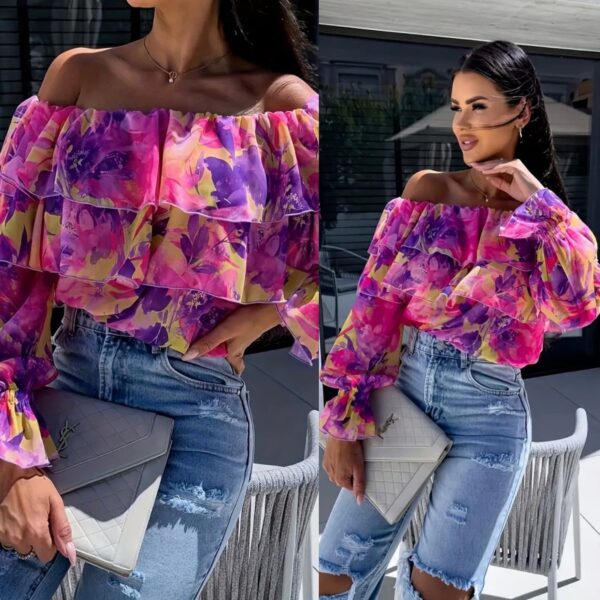 Lilleline õhuline naiste pluus