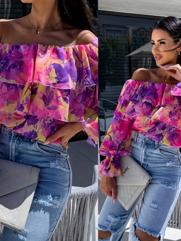 Lilleline õhuline naiste pluus