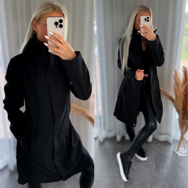 ES-4179-2-BLK-prk Must softshell parka naistele