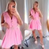 Elegantne jumpsuit-kleit vööga