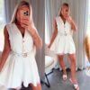 Elegantne jumpsuit-kleit vööga