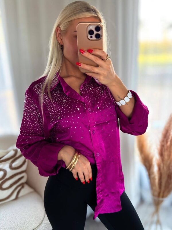 Fuksia pidulik naiste pluus