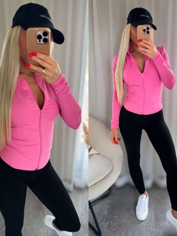 Roosa naiste treeningjakk