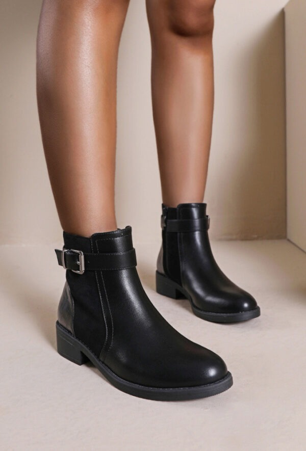 Mustad naiste kevad/sügis poolsaapad