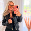 SP-S5633-BLK Karvase kraega nahktagi