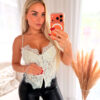 CT-005-WHT Pitsiline korsett-top