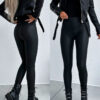 LE-VF19008-BLK Soojad fliisvoodriga nahksed retuusid
